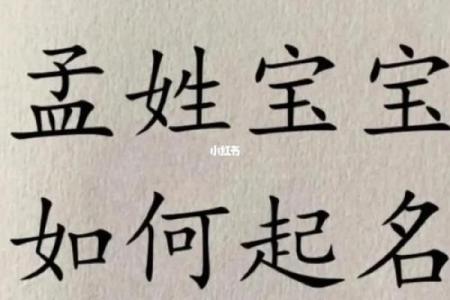 好听的孟姓女孩起名姓名