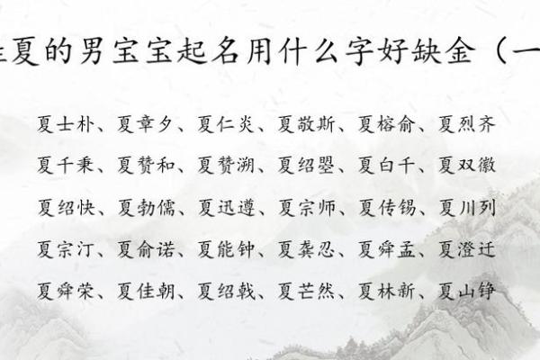 夏姓男孩名字大全-夏姓男孩起名字大全-夏姓名字大全姓名